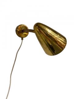 Lisa Johansson Pape Lisa Johansson Pape Perforated Brass Wall Sconce Model 50 084 Orno 1950s - 3959692