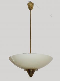 Lisa Johansson Pape Lisa Johansson Pape Rare Ivory Glass Suspension Light - 3457471