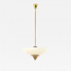 Lisa Johansson Pape Lisa Johansson Pape Rare Ivory Glass Suspension Light - 3458475