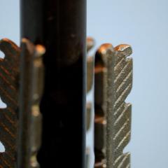 Lisa Johansson Pape Lisa Johansson Pape Table Lamp Model 2053 in Brass and Rattan Orno 1940s - 4508739