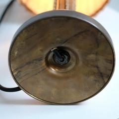 Lisa Johansson Pape Lisa Johansson Pape Table Lamp Model 2053 in Brass and Rattan Orno 1940s - 4508740