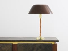 Lisa Johansson Pape Lisa Johansson Pape senator table lamp brass leather 1950 - 4057063