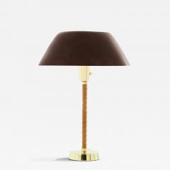 Lisa Johansson Pape Lisa Johansson Pape senator table lamp brass leather 1950 - 4058068