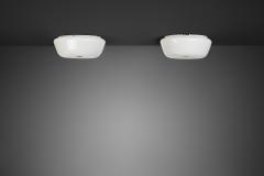 Lisa Johansson Pape Model 1116 Glass Ceiling Lights by Lisa Johansson Pape Finland Mid 20th C  - 4647117