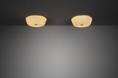 Lisa Johansson Pape Model 1116 Glass Ceiling Lights by Lisa Johansson Pape Finland Mid 20th C  - 4647118