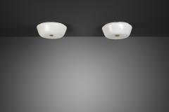 Lisa Johansson Pape Model 1116 Glass Ceiling Lights by Lisa Johansson Pape Finland Mid 20th C  - 4647119