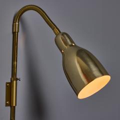 Lisa Johansson Pape Pair of 1950s Brass Plug in Wall Lamps Attributed to Lisa Johansson Pape - 4397865