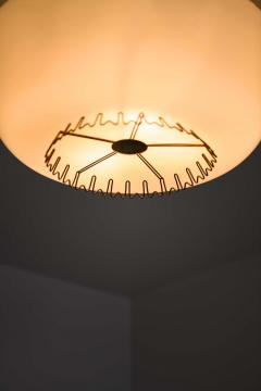 Lisa Johansson Pape Pair of Flush Mount Ceiling Lamps in Brass by Lisa Johansson Pape 1950s - 4687853