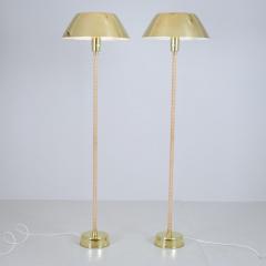 Lisa Johansson Pape Pair of Lisa Johansson Pap Ihanne Floor Lamps in Brass Orno Stockmann 1950s - 4550242