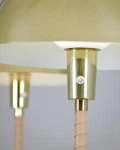 Lisa Johansson Pape Pair of Lisa Johansson Pap Ihanne Floor Lamps in Brass Orno Stockmann 1950s - 4550244