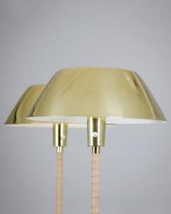 Lisa Johansson Pape Pair of Lisa Johansson Pap Ihanne Floor Lamps in Brass Orno Stockmann 1950s - 4550246