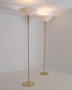 Lisa Johansson Pape Pair of Sizable Lisa Johansson Pap Floor Lamps Model 30 075 Orno 1950s - 4618611