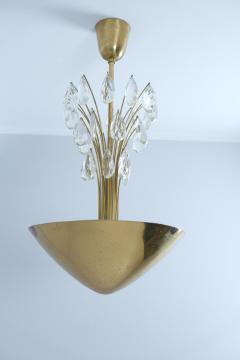 Lisa Johansson Pape Rain Drops Perforated Brass Lisa Johansson Pap Chandelier 61 373 Orno 1950s - 4345554