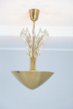 Lisa Johansson Pape Rain Drops Perforated Brass Lisa Johansson Pap Chandelier 61 373 Orno 1950s - 4345558