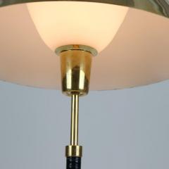 Lisa Johansson Pape Rare Lisa Johansson Pape Black Brass Ihanne Table Lamp Orno 1950s - 4345549