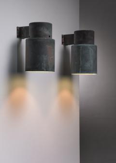 Lisa Johansson Pape Set of 4 Lisa Johansson Pape copper wall lamps for Orno - 2918650