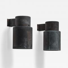 Lisa Johansson Pape Set of 4 Lisa Johansson Pape copper wall lamps for Orno - 2922141