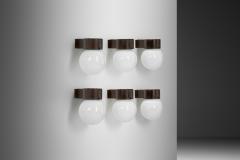 Lisa Johansson Pape Six 17 037 Wall Lamps by Lisa Johansson Pape for Stockmann Orno Finland 1960s - 4338129