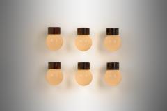 Lisa Johansson Pape Six 17 037 Wall Lamps by Lisa Johansson Pape for Stockmann Orno Finland 1960s - 4338130