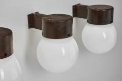 Lisa Johansson Pape Six 17 037 Wall Lamps by Lisa Johansson Pape for Stockmann Orno Finland 1960s - 4338134