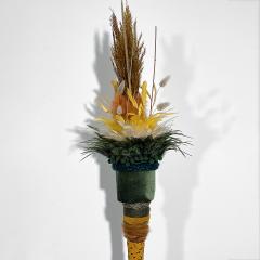 Lise Garrig CESARIA N 130 Tribal couture original sceptre - 3629469