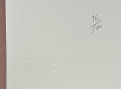 Lithograph Salon Des Cent by Artist Douglas Hoffman Signed 76 100 - 4577695