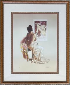 Lithograph Salon Des Cent by Artist Douglas Hoffman Signed 76 100 - 4577715