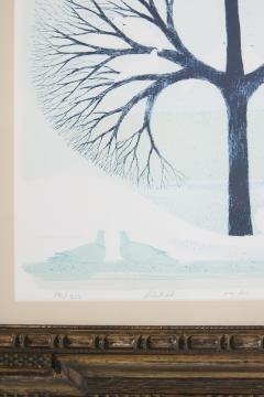 Lithograph by Kerstin Lundberg Stenman 1926 2007  - 4498309