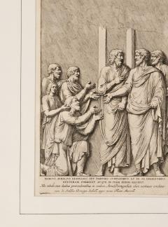 Lithograph of Marcus Aurelius Italy circa 1700 - 3362818