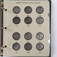 Littleton Liberty Half Dollar Album 57 Coins - 4560101