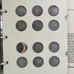 Littleton Liberty Half Dollar Album 57 Coins - 4560102