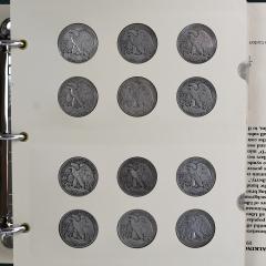 Littleton Liberty Half Dollar Album 57 Coins - 4560104