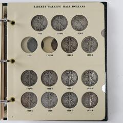 Littleton Liberty Half Dollar Album 57 Coins - 4560107