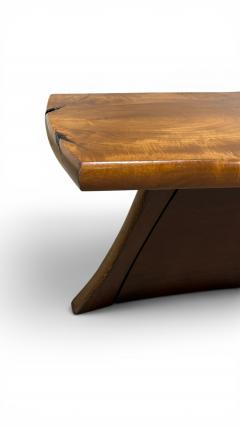 Live Edge Burlwood Coffee Table in the Manner of George Nakashima C 1980 - 4706033