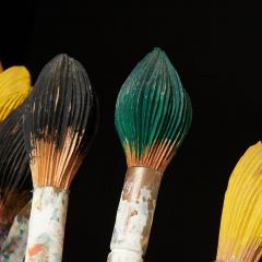 Livio De Marchi Bouquet of Paint Brushes Sculpture by Livio De Marchi - 1991475