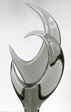 Livio Seguso Livio Seguso Large 30 Abstract Crescent Glass Sculpture - 3328435