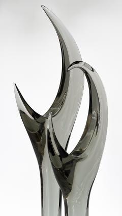 Livio Seguso Livio Seguso Large 30 Abstract Crescent Glass Sculpture - 3328437