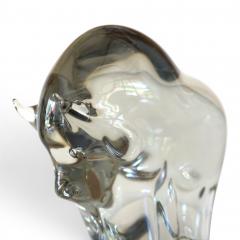 Livio Seguso Livio Seguso Murano Bull Glass Sculpture 1970 - 4749718