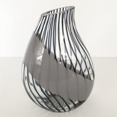 Livio Seguso Livio Seguso Striped Murano Art Glass Vase - 1230266