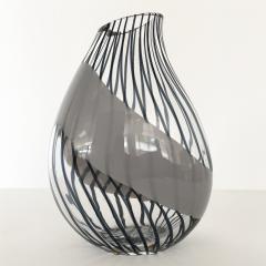 Livio Seguso Livio Seguso Striped Murano Art Glass Vase - 1230269