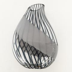 Livio Seguso Livio Seguso Striped Murano Art Glass Vase - 1230274