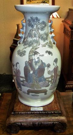Lladro Rare Pair of Lladro Porcelain Mandarin Vases - 4749124