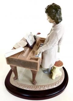 Lladro Young Beethoven Porcelain Sculpture by Lladro Spain Beethoven At The The Piano - 3734923