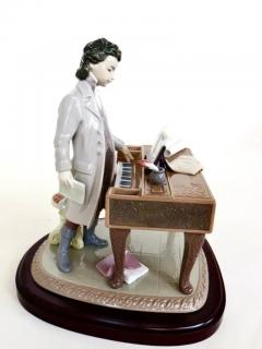 Lladro Young Beethoven Porcelain Sculpture by Lladro Spain Beethoven At The The Piano - 3734924