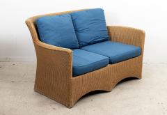 Lloyd Loom Wicker Style Loveseat - 3057514