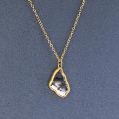 Lola Brooks Lola Brooks 0 97 carat Faceted Diamond Shard Yellow Gold Drop Necklace - 4749268