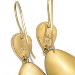 Lola Brooks Lola Brooks Ultramarine Opal Tanzanite Long Gold Dangle Drop Earrings - 4757419