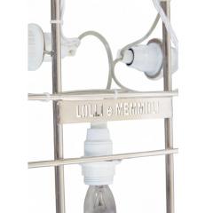 Lolli E Memmoli Italian Aquamarine Crystal Chandelier Ugolino Elliptic - 4342721