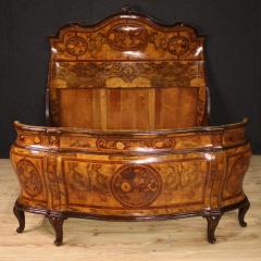 Lombard double bed in Louis XV style from the 20th century - 4224052