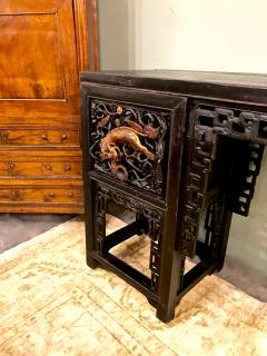 Long Carved Chinese Altar Table c 1850 - 1397801